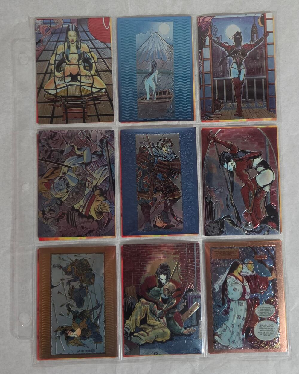 SHI Series 1 Chromium Trading Cards Lot #1-18 1995 In Binder Sleeve NM